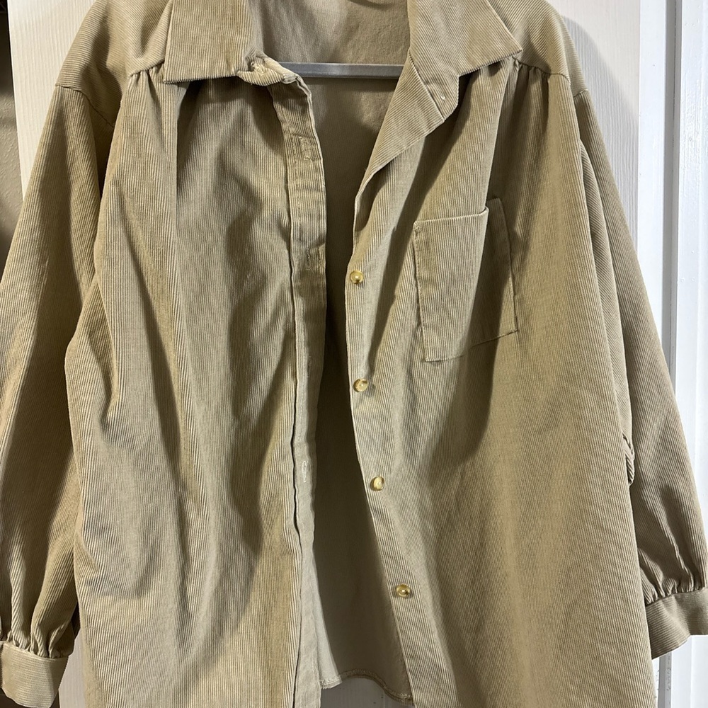 Tan Corduroy Jacket